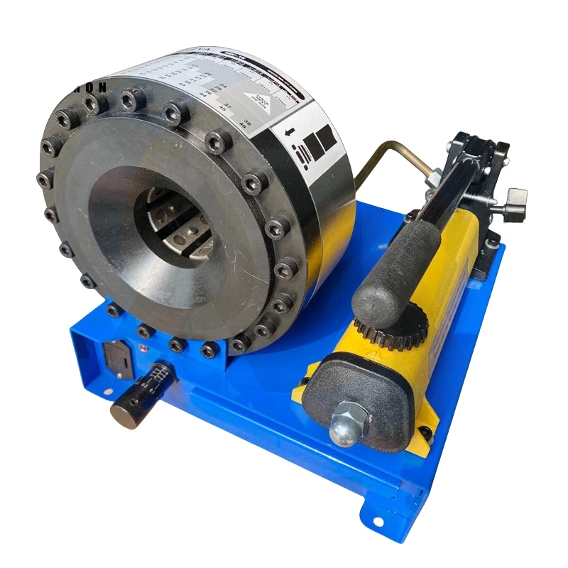 Factory Manual hand operated hydraulic pipe crimper pressure hose squeezing machine press crimping tool hydraulic pipe press
