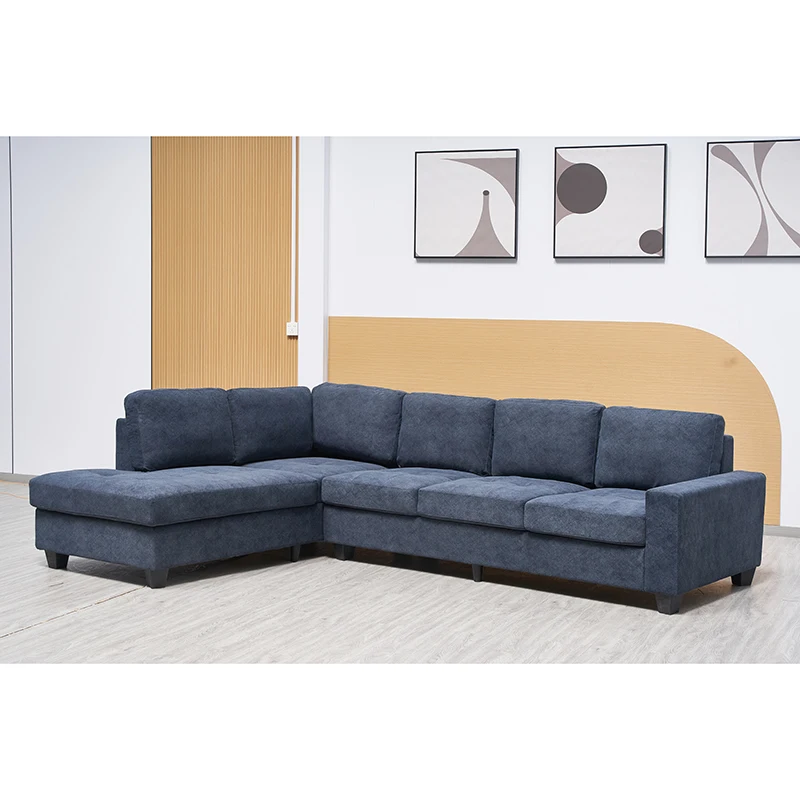 Wholesale High Quality Best Sell Living Room L Shaped Sofa Set Sectional Corner Modern Style  Sofa For Sale