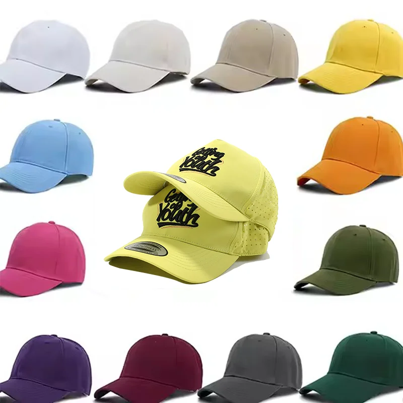 Factory baseball hat wholesale color matching adjustable flat brim baseball cap men and women custom hip-hop sports