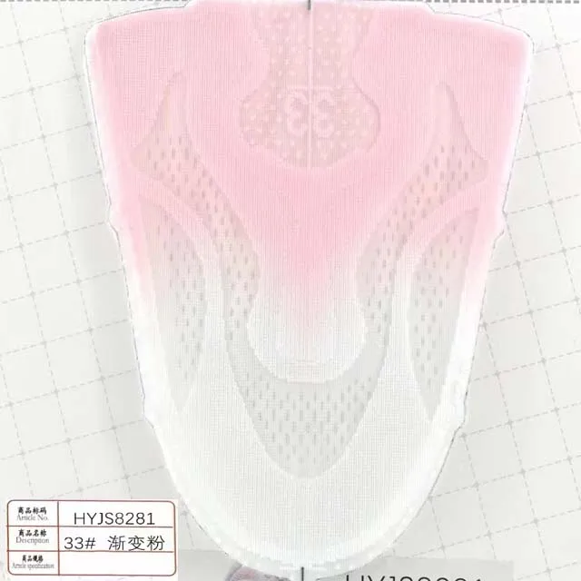 Hot Sale Texture Jacquard Upper Polyester Breathable Jacquard Shoes Upper Fabric