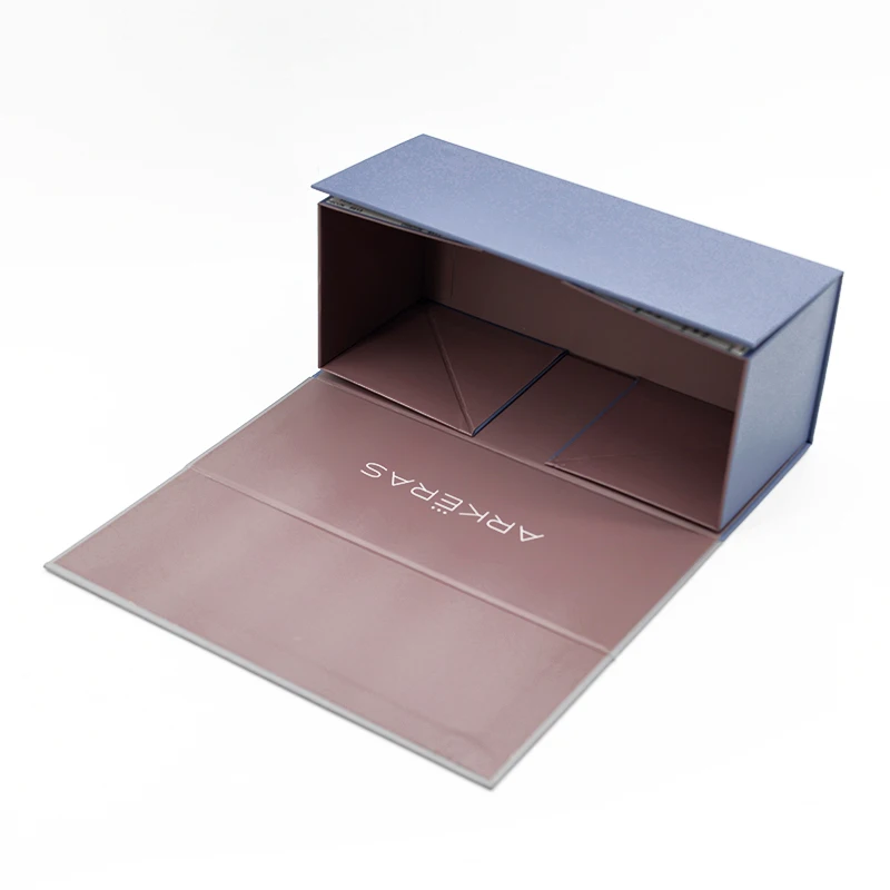 Guangzhou Wholesale Luxury Magnetic Folding Gift Packaging Boxes With Lid