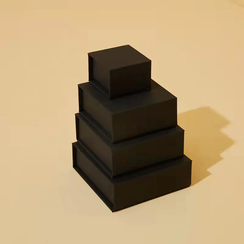 free sample custom wholesale luxury jewelry necklace box gift boxes big small paper packaging box for dress with black foam