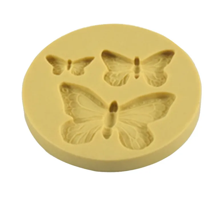 Christmas butterfly shape cookie molds silicone fondant mold