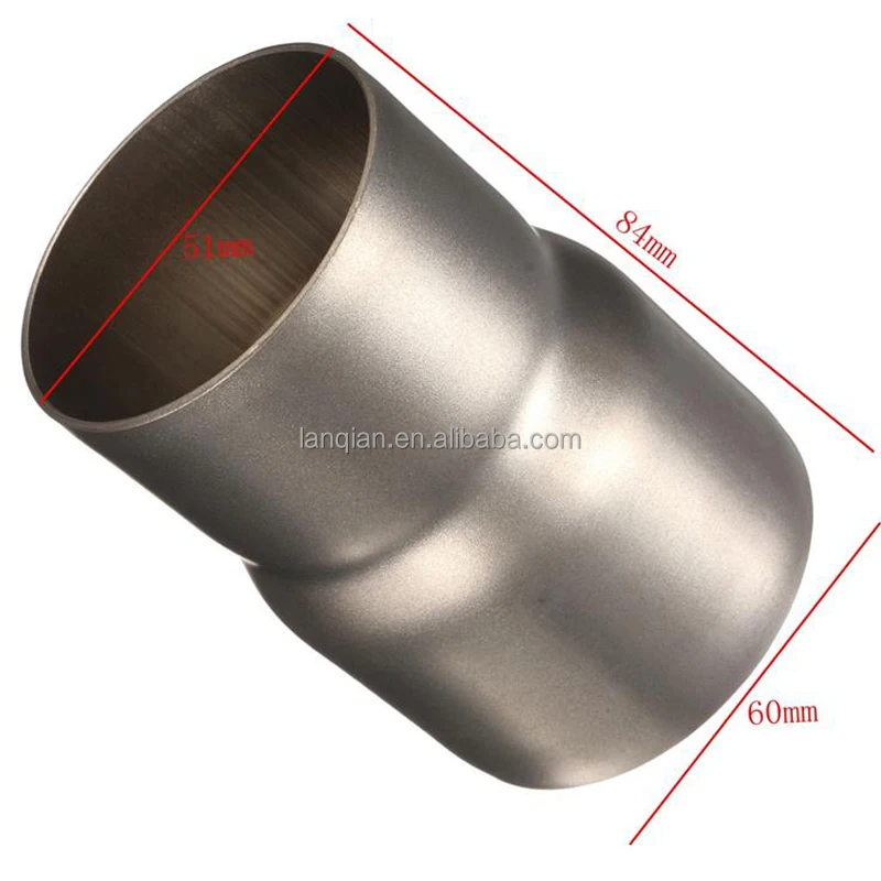 Motorcycle Accessories Exhaust Adapter Reducer Connector Pipe Tube 51-61MM For Suzuki DR650S DR650SE DR 650 DR650 S SE GS500 E F