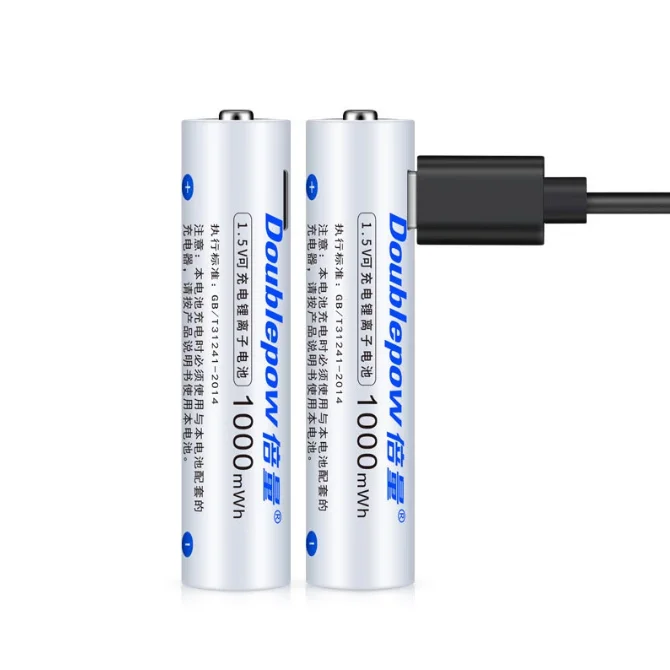  1000mwh высокой емкости 1 5 V AAA USB перезаряжаемый литий-ионный аккумулятор для дистанционного управления беспроводная мышь с