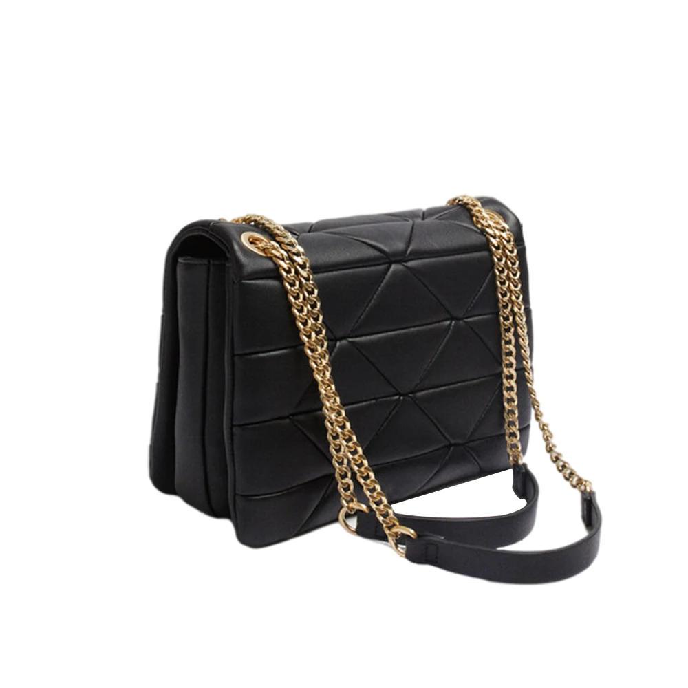 Promotion gift PU leather quilted shoulder bag new design quilted leather handbag