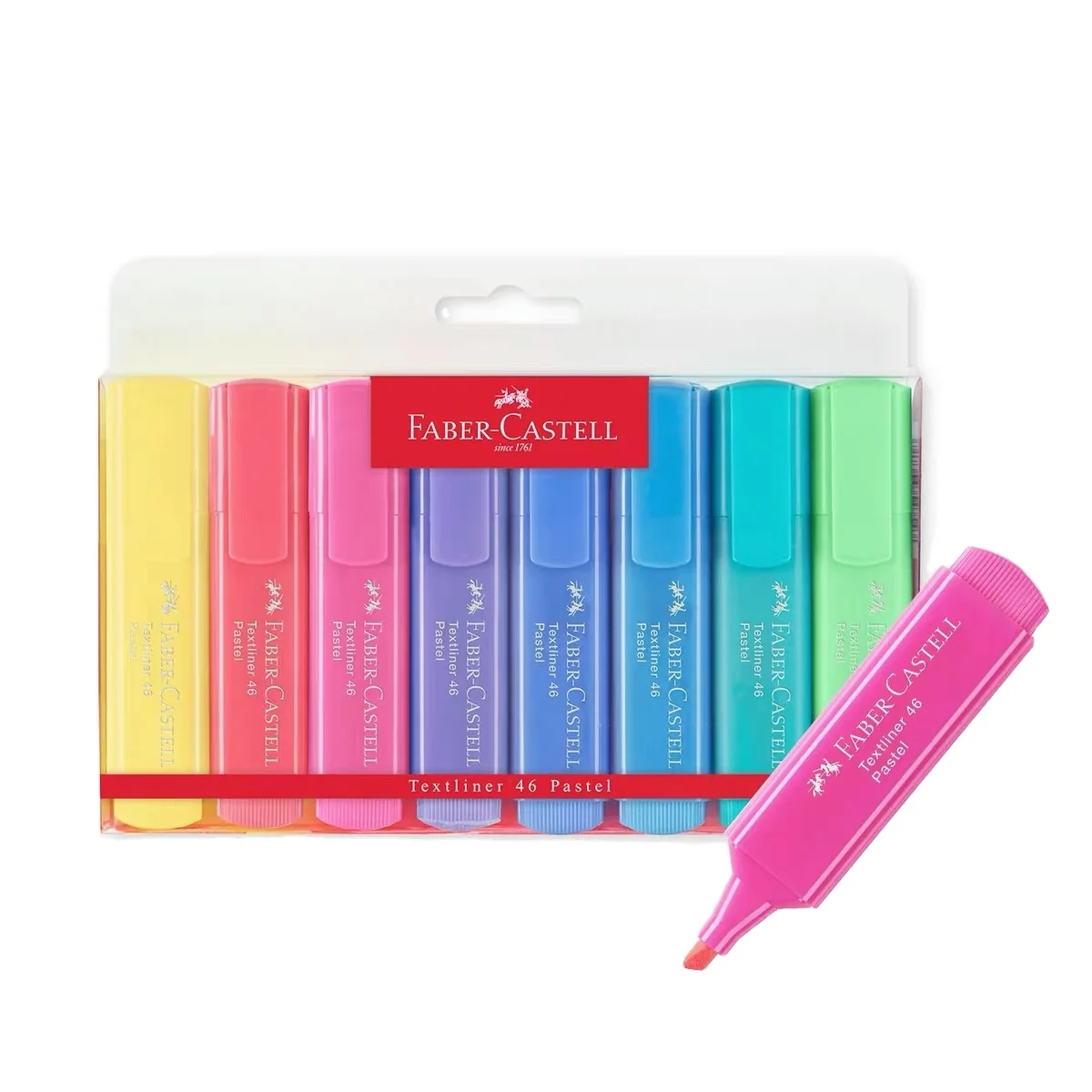 
Hot sale FABER-CASTELL School Supplies cute highlighter pen fluorescent marker make note highlighter pen 