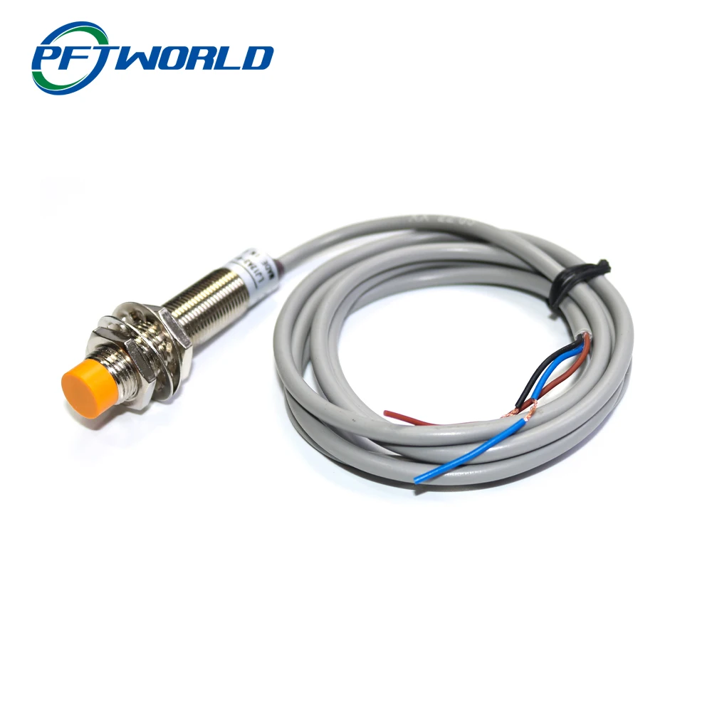 Металлический датчик M12 индуктивный Бесконтактный переключатель с нормально открытым тройным проводом NPN 2 мм 4