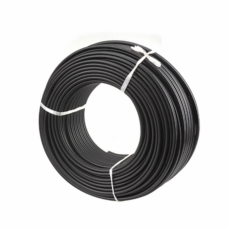High quality solar cable 2-core 2x6 0mm2 copper DC photovoltaic pv wire power line double parallel solar cable