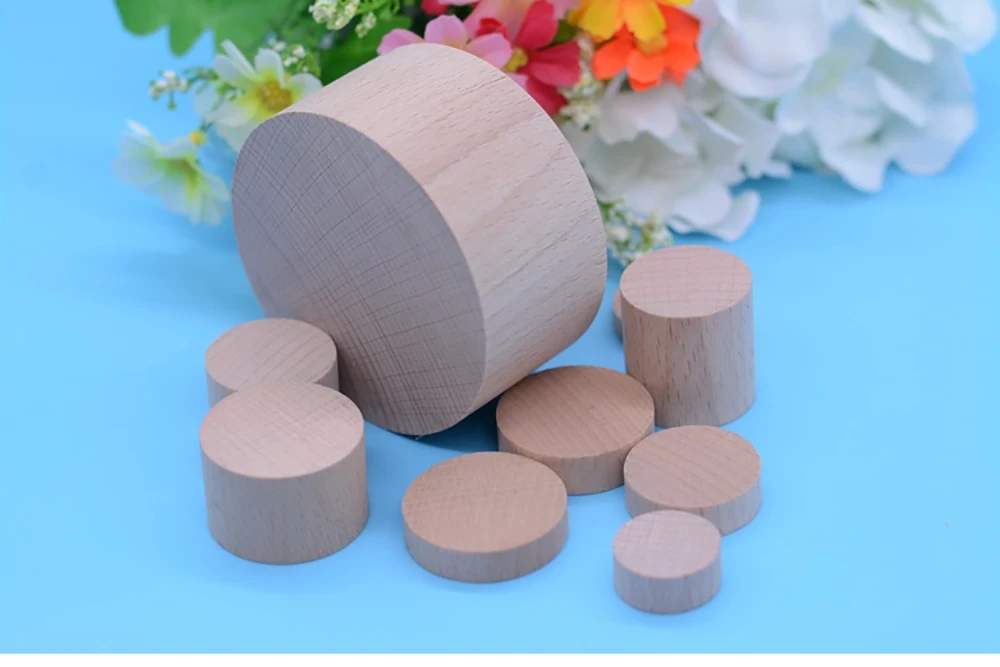 Beech Wooden Discs, Disc Crafts for Baby , Pack of 30, 15mm 30mm 50mm 100mm Diameter
