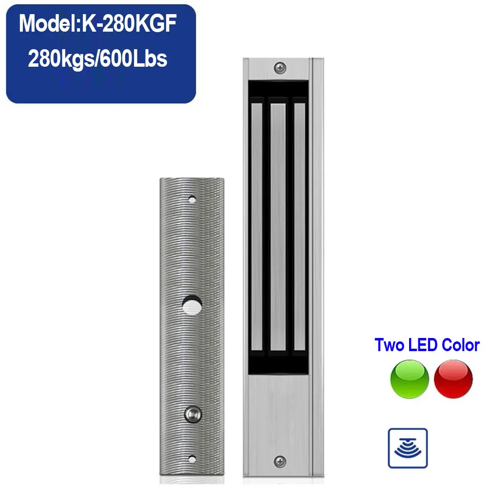 Keysecu 280 кг/600lbs комбинации Магнитный Em дверной замок для стеклянной