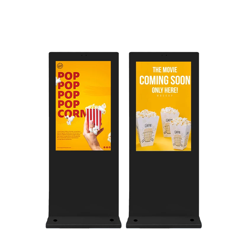 Wide screen design outdoor digital signage and displays outdoor digital signage price floor standing digital signage outdoor
