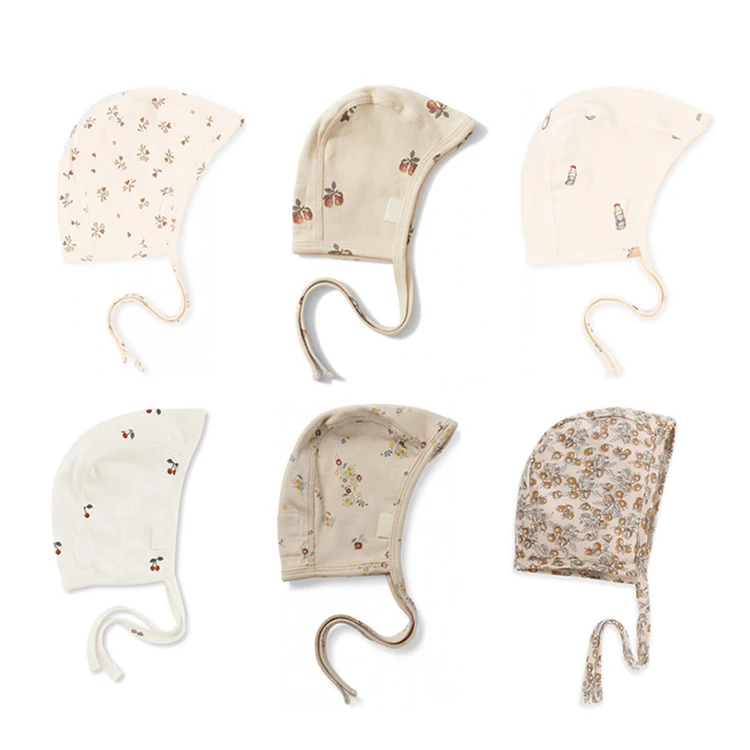 Wholesale Cute Print Boys Girls Baby Beanie Bonnet Caps Infant Toddler Baby Hats