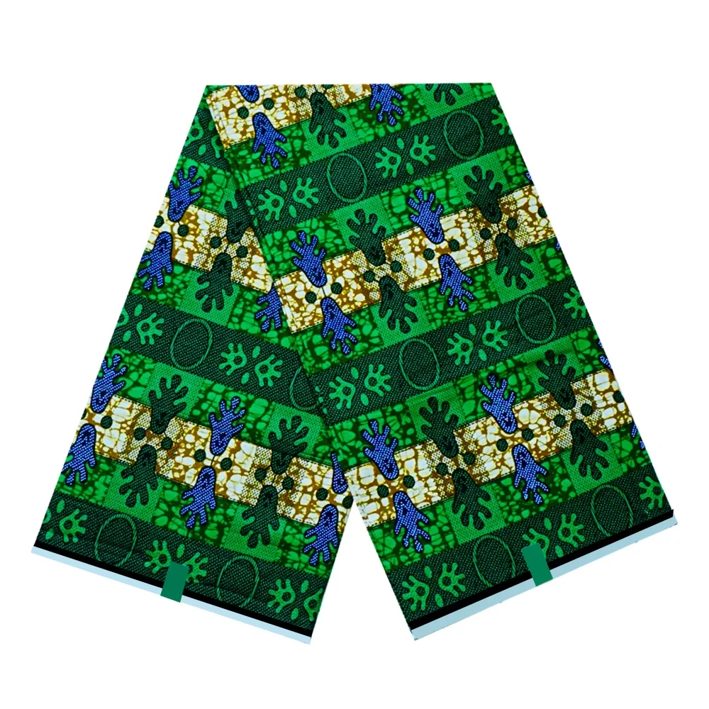 V1543 Real Dutch cotton holland fabric african wax print ankara real wax printed material 6yards