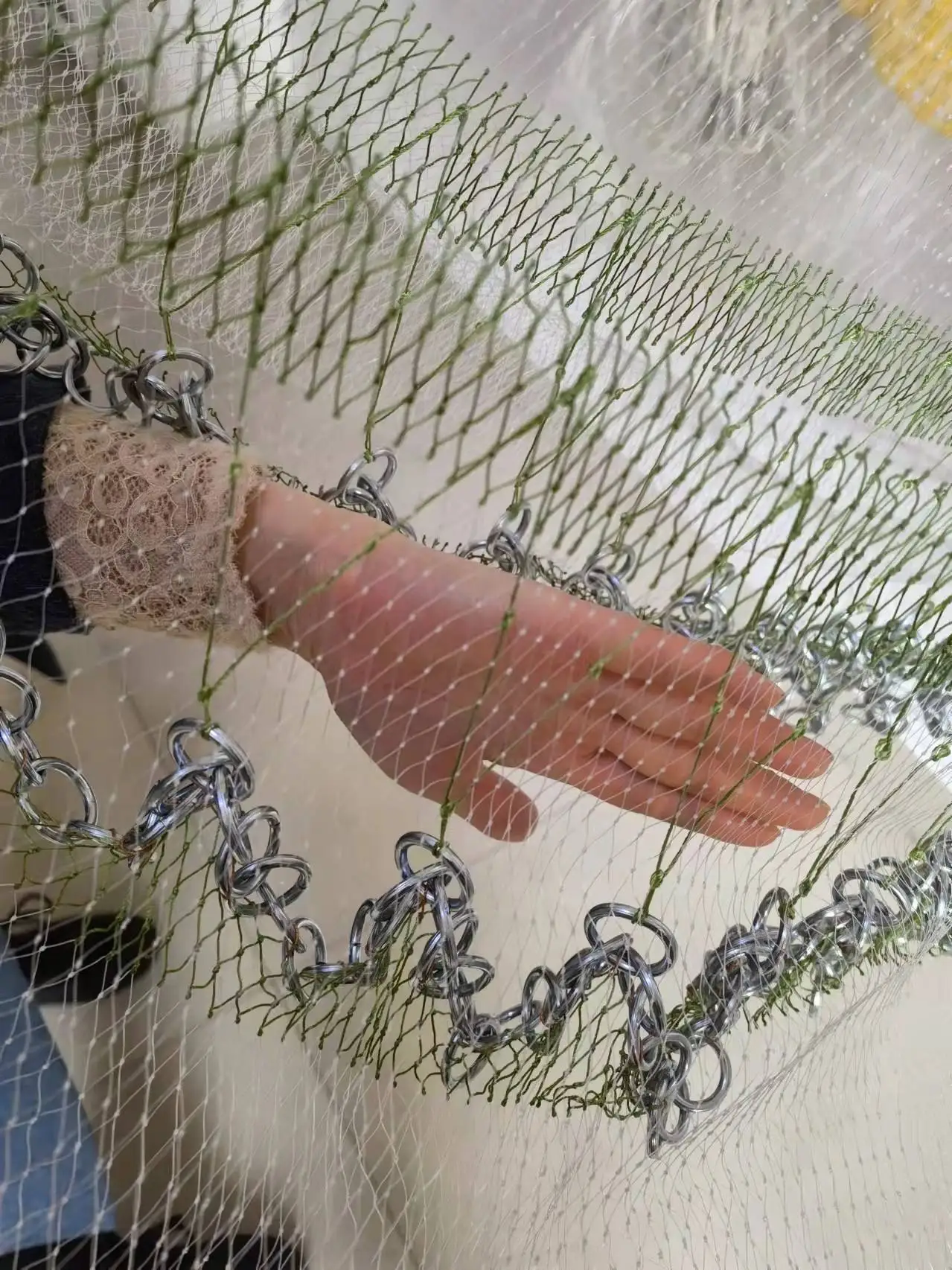 Fishing Net Korean Style Mono Filament Fishing Accessories Red De Pesca PA Double Nylon Monofilament Fishing Line Making Machine