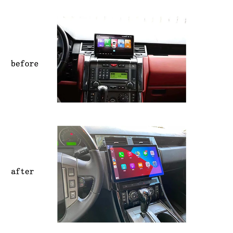 AC Panel Control  LCD Touch Display Screen original auxiliary Navigation center display for Range Rover Sport 2005-2009-L320