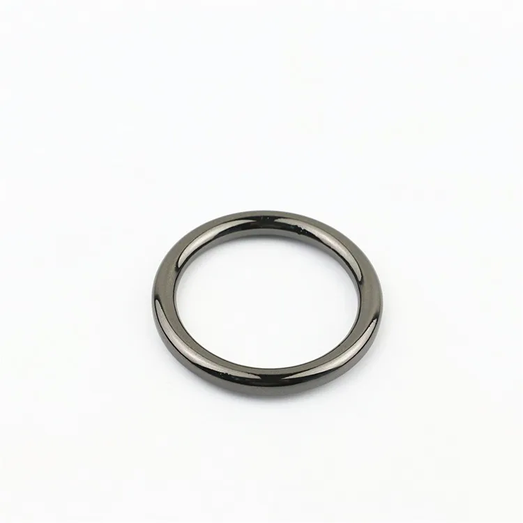 Handbag Hardware Accessories Die-cast Seamless Ring Buckle Zinc Alloy Connective Circle Plating O Ring Buckle