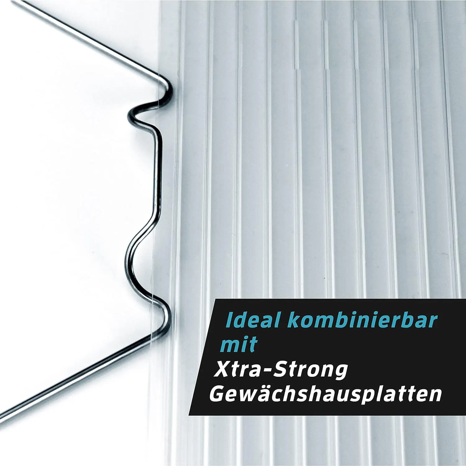 Galvanized Steel W-Type Greenhouse Glass Pane Spring Wire Glazing Overlap Clips Fixing Clamps W-Type Fixing Tool