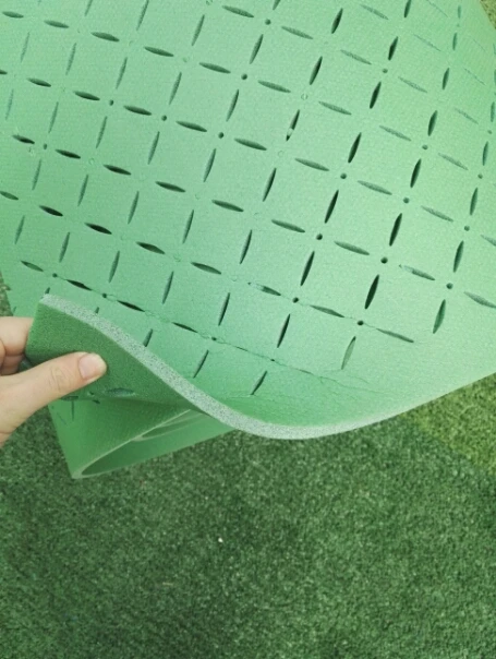 meisen soft eco-friendly rubber pad XPE shock pad for outdoor playground soccer field 10mm  artificial grass underlay mat
