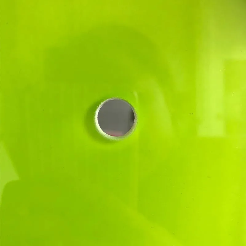 Factory customized wall mounted frameless green color magnetic office glass whiteboard
