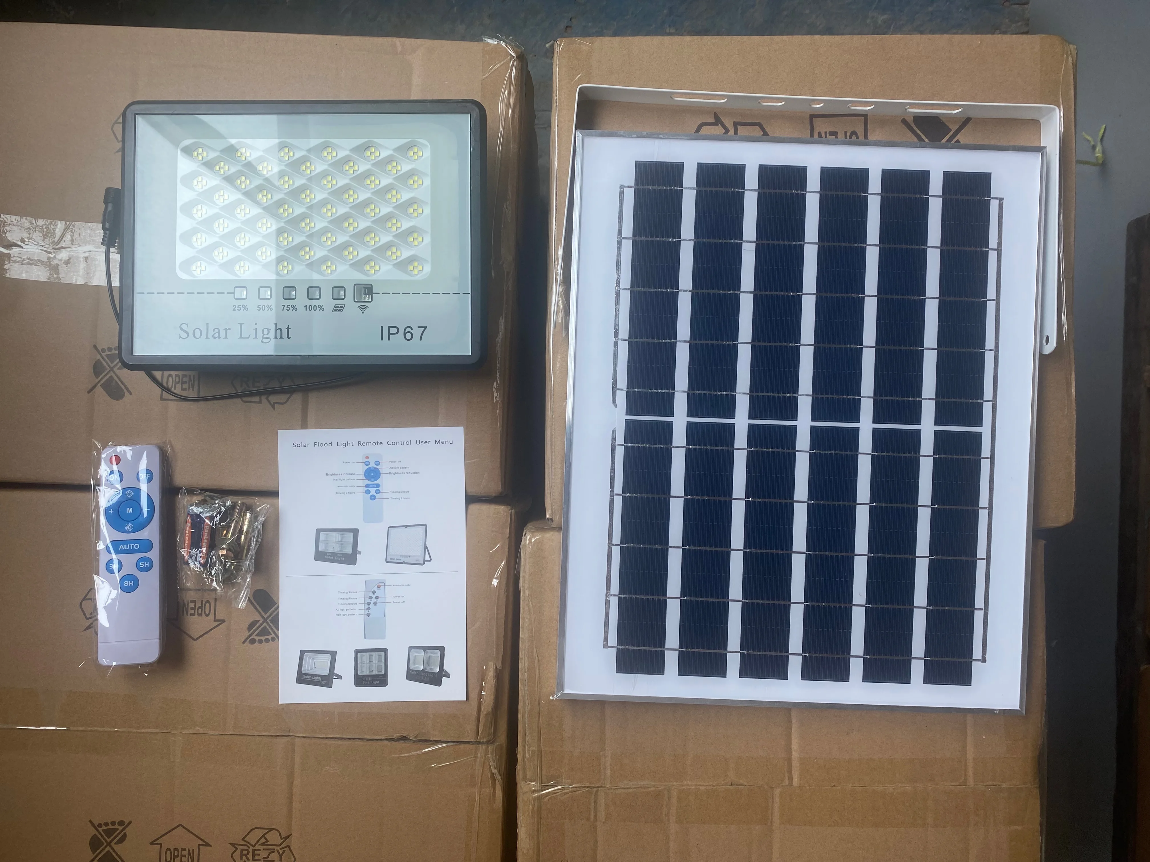 High Quality  IP65 Waterproof Outdoor SMD 50w 100w 150w 200w 300w solar led flood light with EXW price