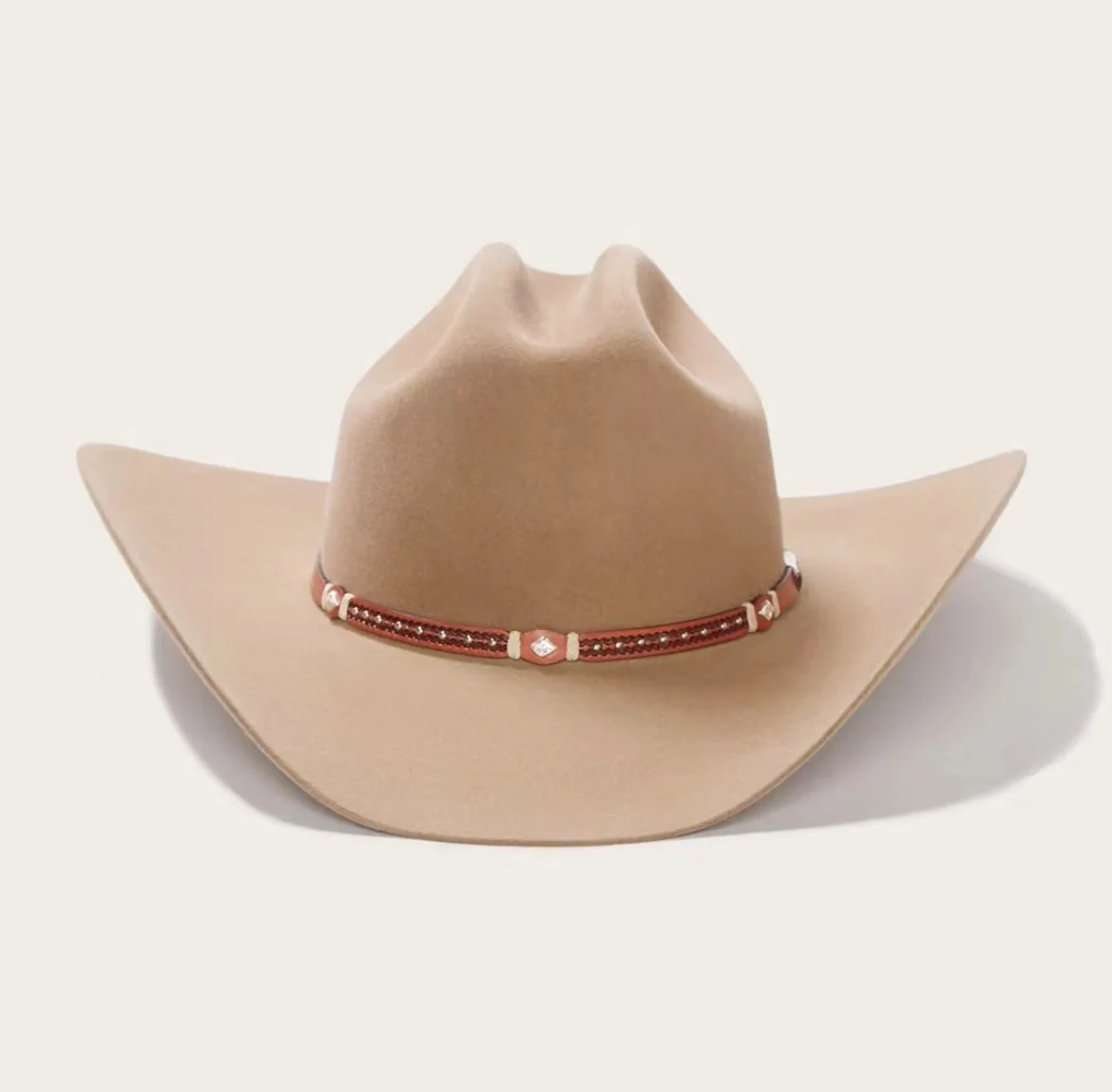 Fashion Accessories Sombreros In Stock USA Adult 100% Wool Felt Cowboy Hat