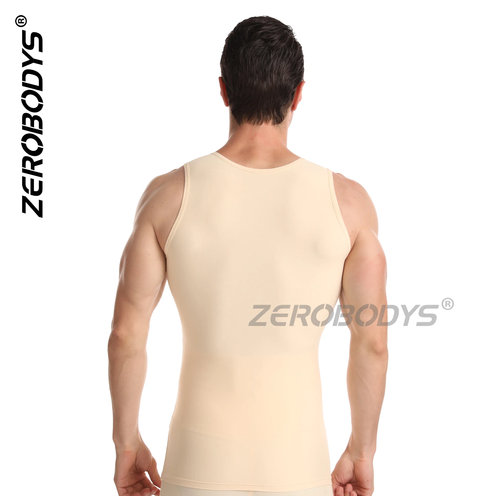 Mens Compression Shirts For Body Shaper Black Vest Tight Tummy Underwear Tank Top Shapewear