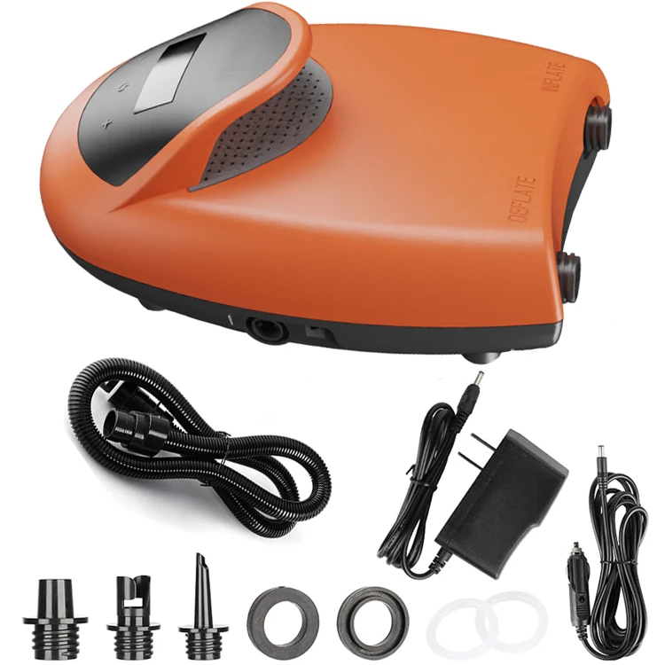 2022 Sup Electric Rechargeable Pump 20psi Portable Smart Electric Pump Paddle Board with Two Function