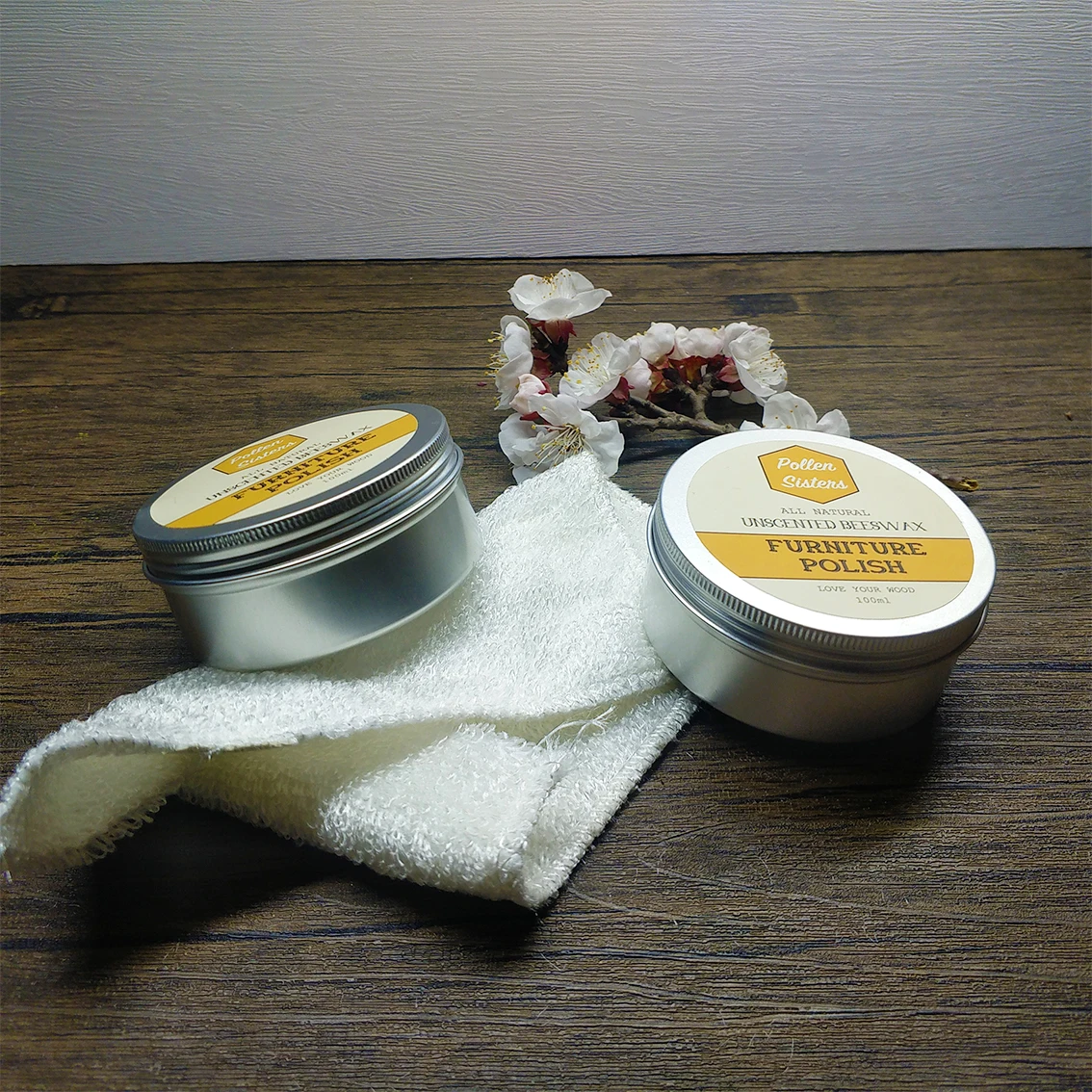 traditional Beeswax Polish for Wood & Furniture | Wax for all Wood Types  Colors  Oak Teak Dark  Light Woodz 100g