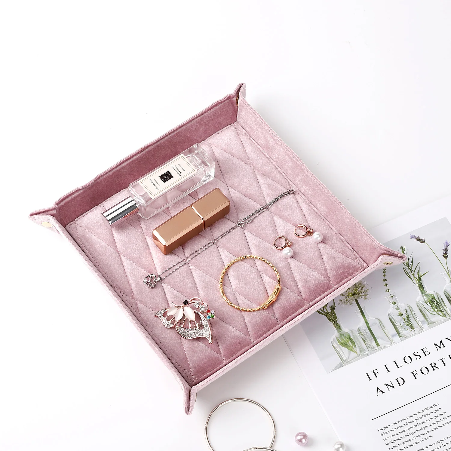 Velvet Jewelry Tray Jewelry Ring Display Ring Tray Display Diamond Ring Emeralds Pendant Display Tray Jewelry Show Logo Custom