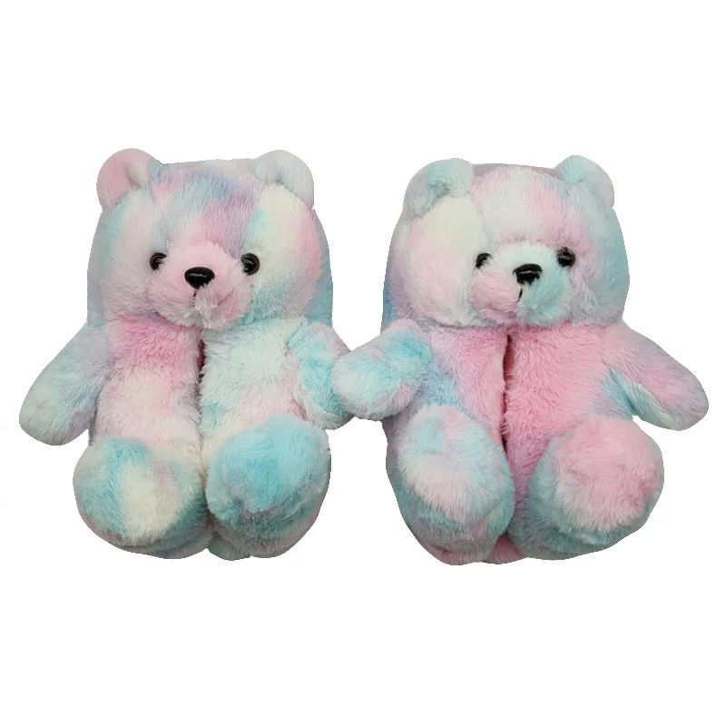 
Factory direct sales Teddy Bear Slippers new arrivals fuzzy house slippers 