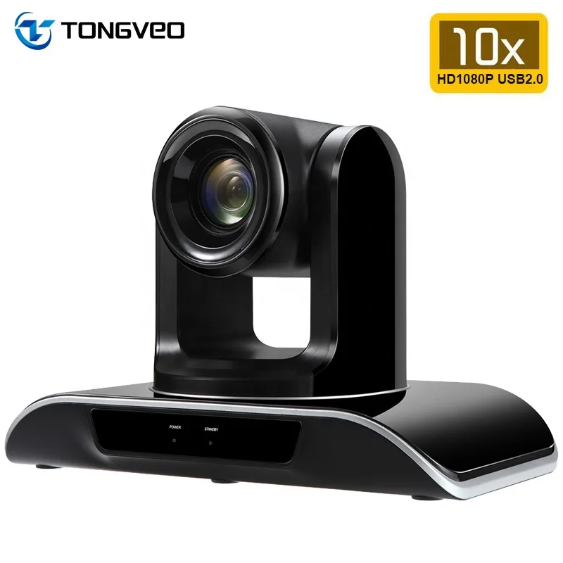 TONGVEO 10X USB PTZ Video Conference HD Camera for Meeting Education Church Works with Microsoft Teams, Zoom, OBS, PC