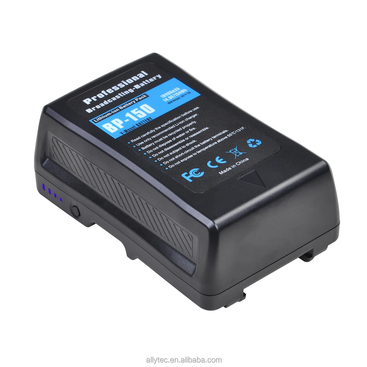 BP-150W V-lock Battery BP150W BP-150 V-mount battery for Panasonic HDW-800P PDW-850 DSR-250P 600P 650P for  LG battery Cell