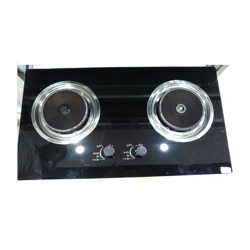 biogas  tempered glass electrical  gas hob cooking stoves 2 burner gas stove