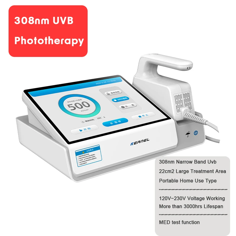 Kernel cn308c CE 308nm Excimer Laser System Uvb 308 nm Laser Excimer Psoriasis Treatment