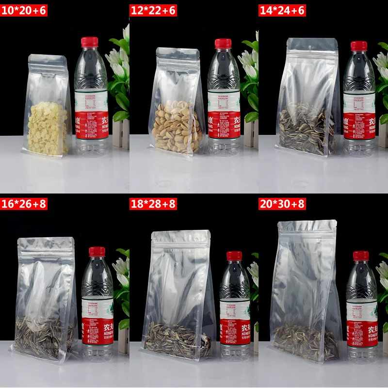 2024 Water proof private label plastic custom zip lock bags for t shirts 16x26cm