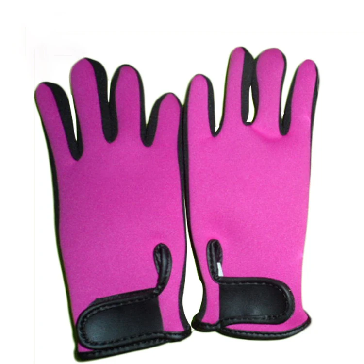 heat tech swim training webbed siliconecold water 3mm neoprene diving swimming gloves for Adult