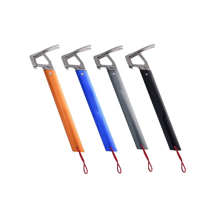 Tent Accessory OEM Hammer with Aluminum Alloy safe Handle for outdoor hiking Camping Peg Hammer Lightweight Tent Stake Hammer