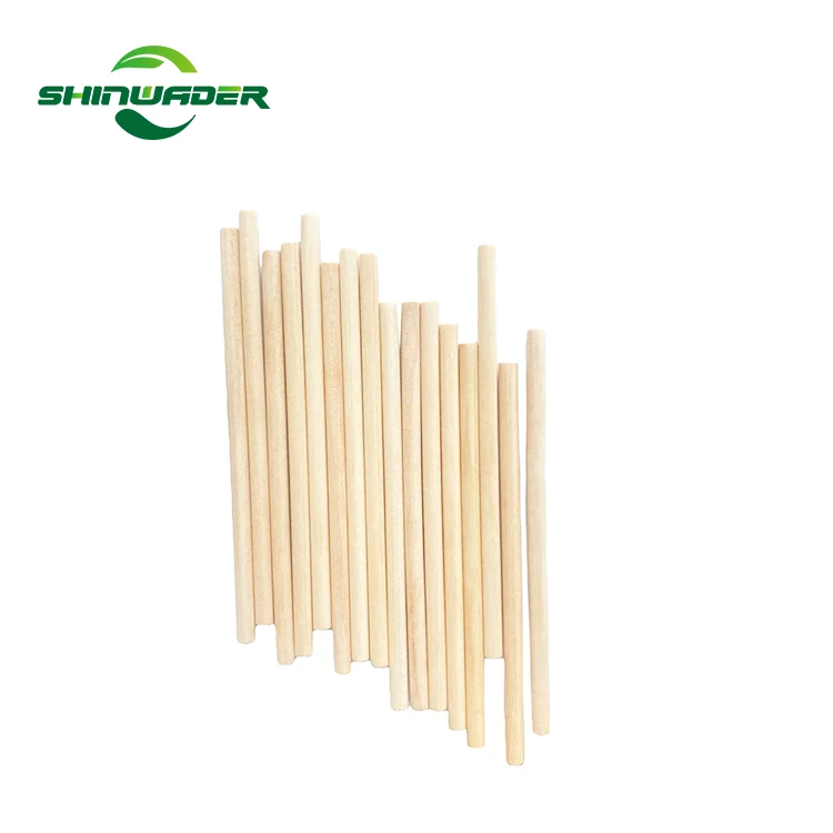 Disposable Custom Packaging Natural Round diy Birch Apple Corn Rods Pop Rock Candy Popsicle Stick