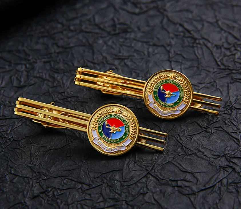 Custom Metal Luster Blank Tie Clip