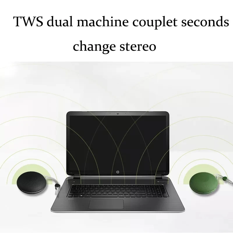 F5 mini waterproof TWS speakers dual portable shock deep bass