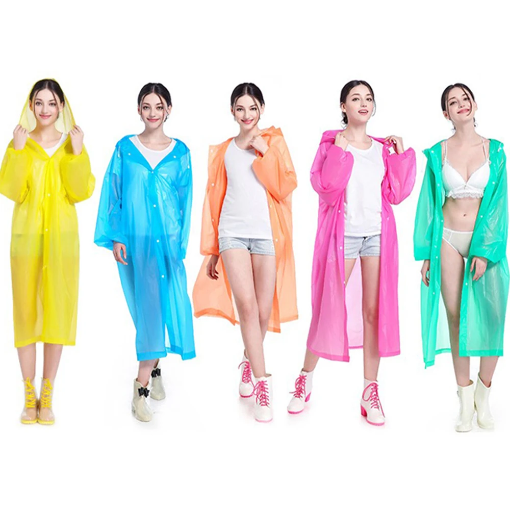 Manufacturers Raincoats EVA Long Waterproof Poncho Raincoat For Adults