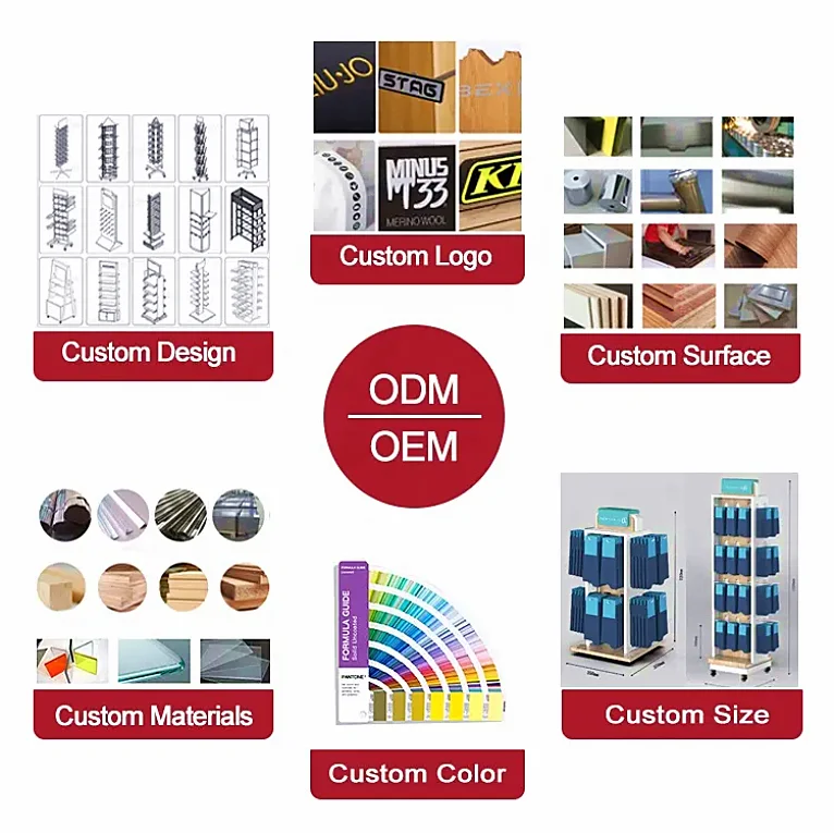 Заводская изготовленная на заказ новая настольная витрина для помады косметики подставка столешницы L-образный дисплей цветовое тестирование