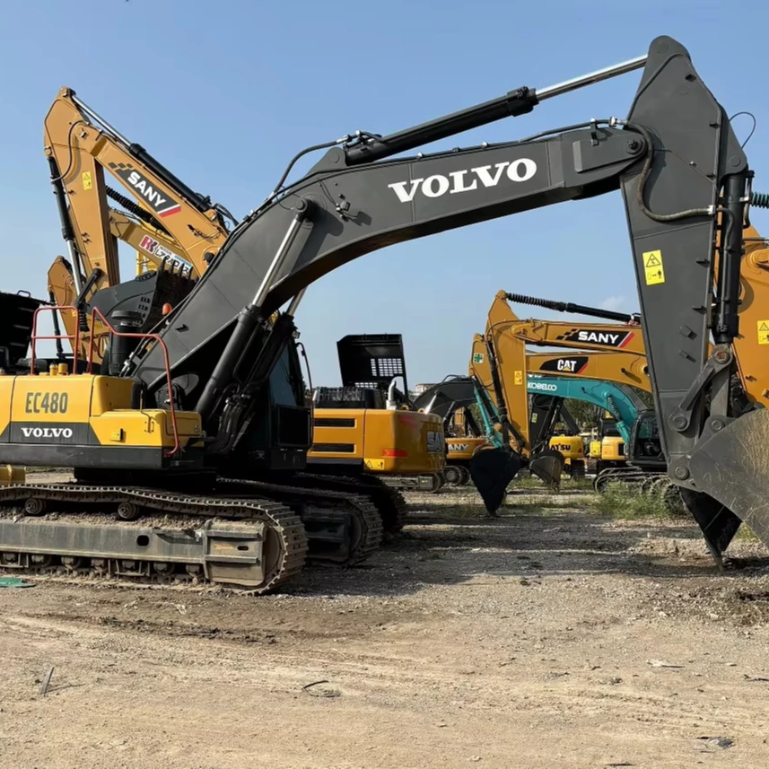 24 тонны Volvo EC240 гусеничный экскаватор 130 кВт б/у строительная техника Шанхайская ядро с моторный насос двигателя шестерня PLC 25 тонн