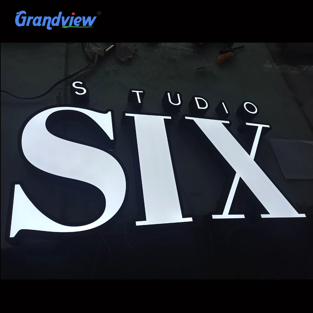 Outdoor Exterior Custom 3d logo Office Indoor Business Wall Sign Board Interior Office Signage Design Company 3d Letter Signage