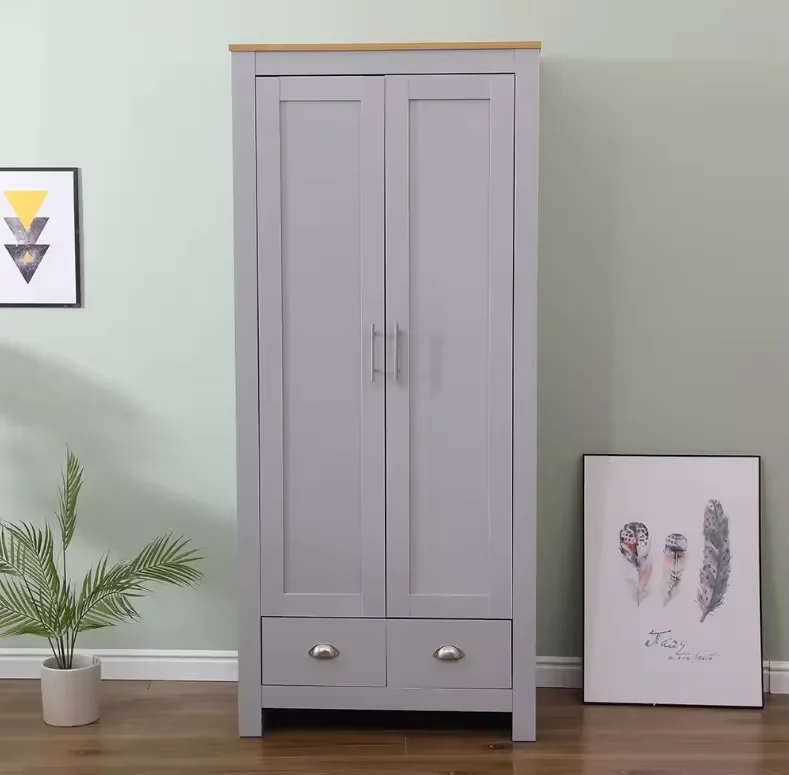 new customized country style bedroom furniture sets bedside table dressing table chest drawer wardrobe