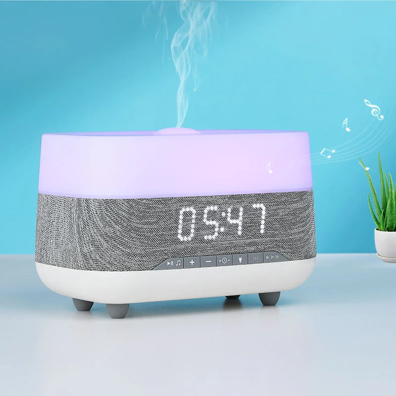 300ml Blue Tooth Music Essential Oil Aromatherapy Smart aroma Diffuser With Alarm Clock