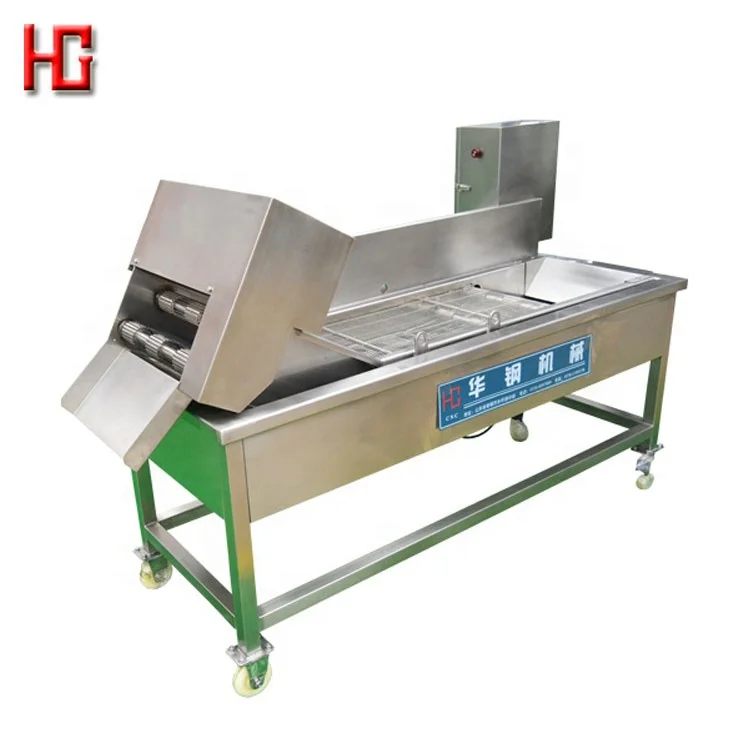 Gas conveyor frying machine / LPG gas deep fryer continuous electric industrial deep fryer for sale