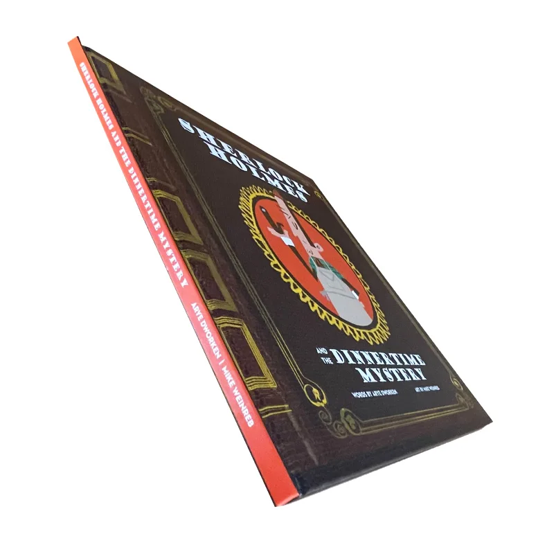 Hard cover sewing binding full color glossy paper children book printing services