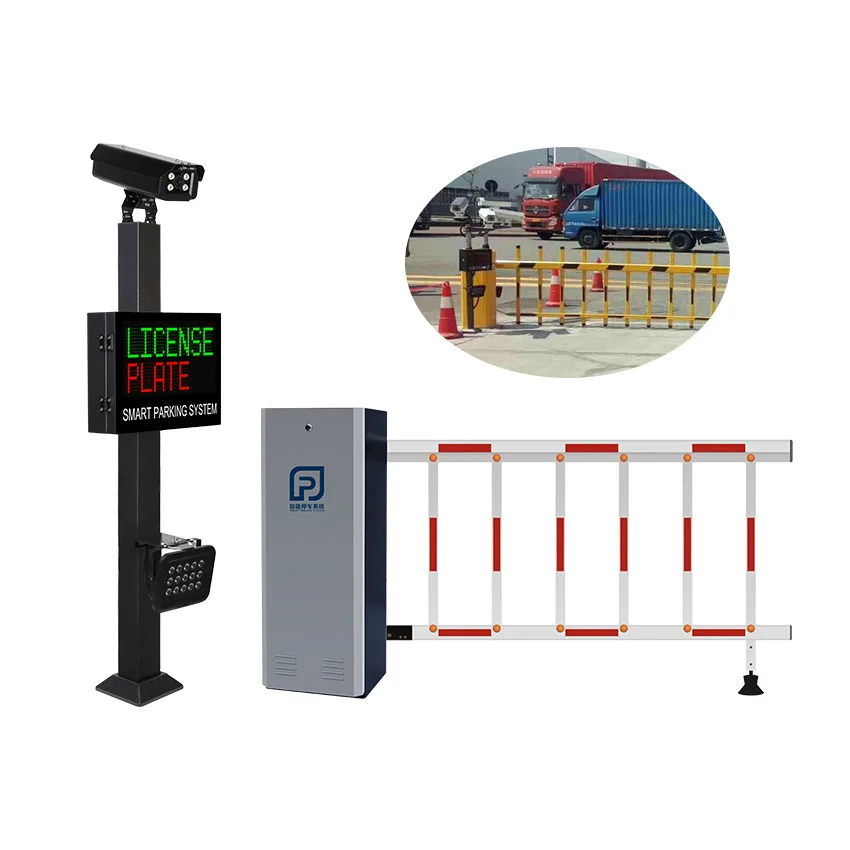 out door 4g anpr ALPR/LPR Poe network ip camera with software License plate recognition parking management system